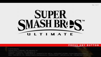 Super Smash Bros. Ultimate Title Screen
